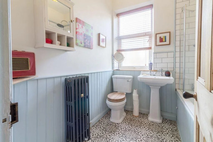 Tall Four Column Cast Iron Radiator for Bathrooms