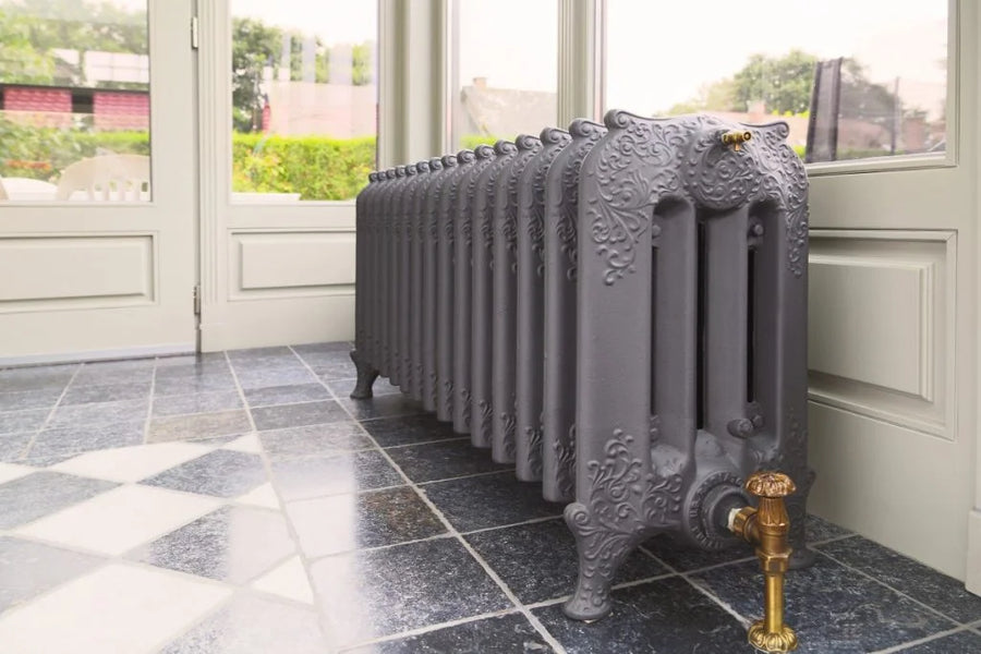 4 Column Ornate Cast Iron Radiator