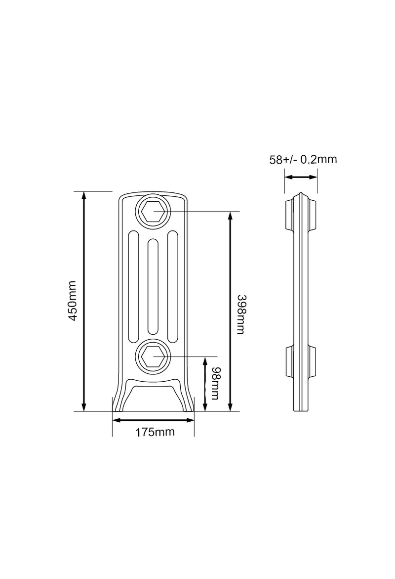 Dimensions for 450