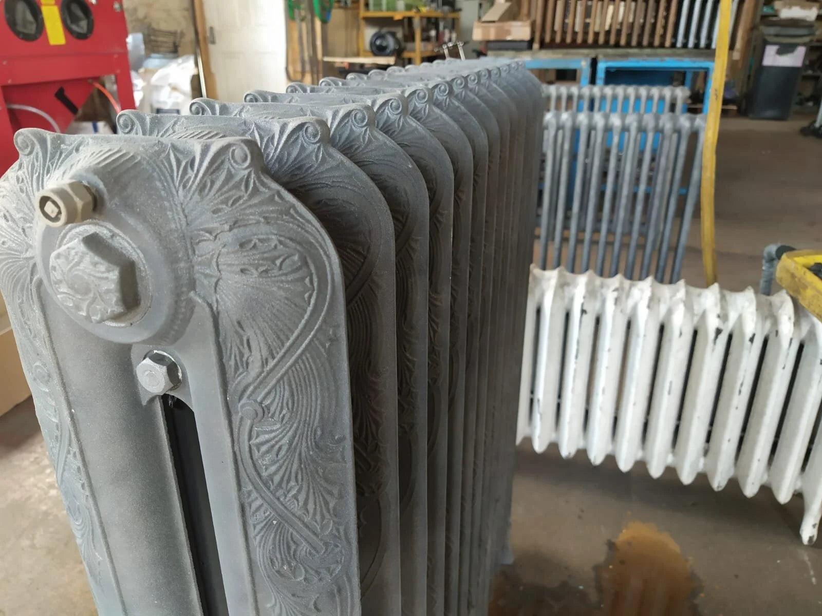 Antique Rococo Cast Iron Radiator