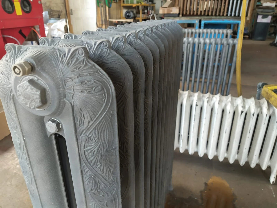 Antique Rococo Cast Iron Radiator