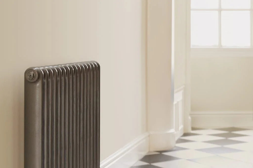 Narrow Old School Cast Iron Radiator