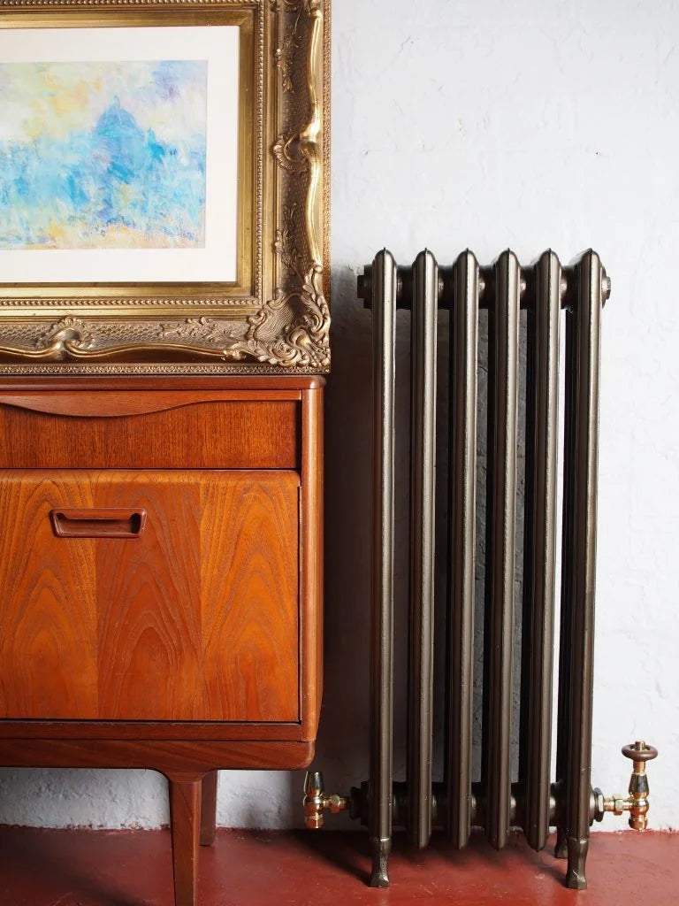 Vintage 96cm High Four Column Cast Iron Radiator