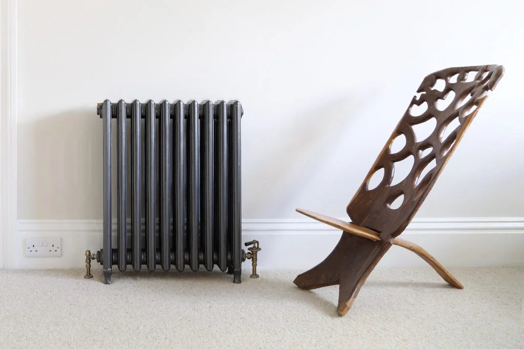 Refurbished four column cast iron radiator