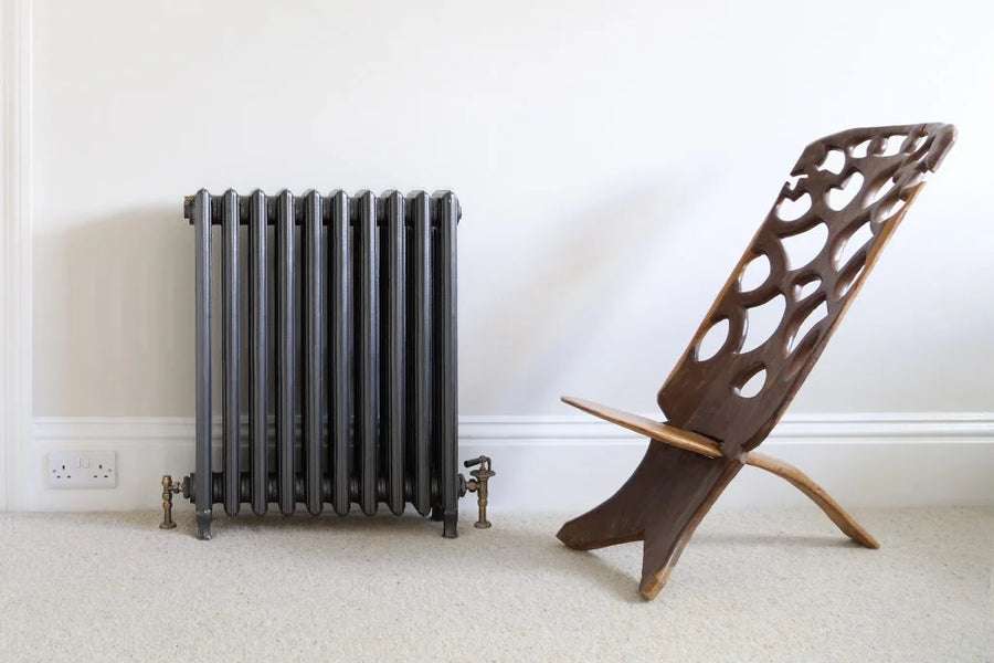 Refurbished four column cast iron radiator
