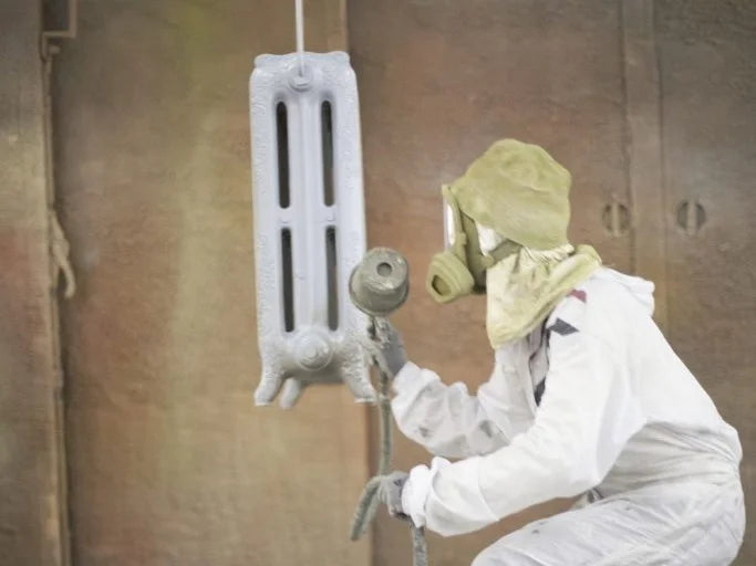 Refurbishing cast iron radiators