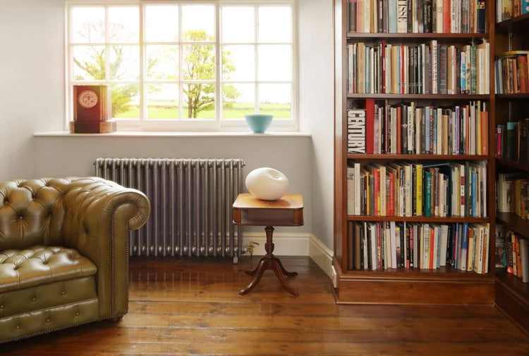 Large four column Cast iron radiator
