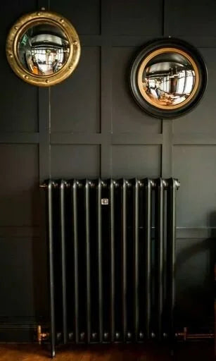 Dark colour antique cast iron radiator